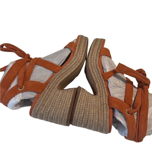 Vince Camuto Roreka Suede Ankle Tie Platform Espadrille Sandals Size 7 NWT - Picture 10 of 12